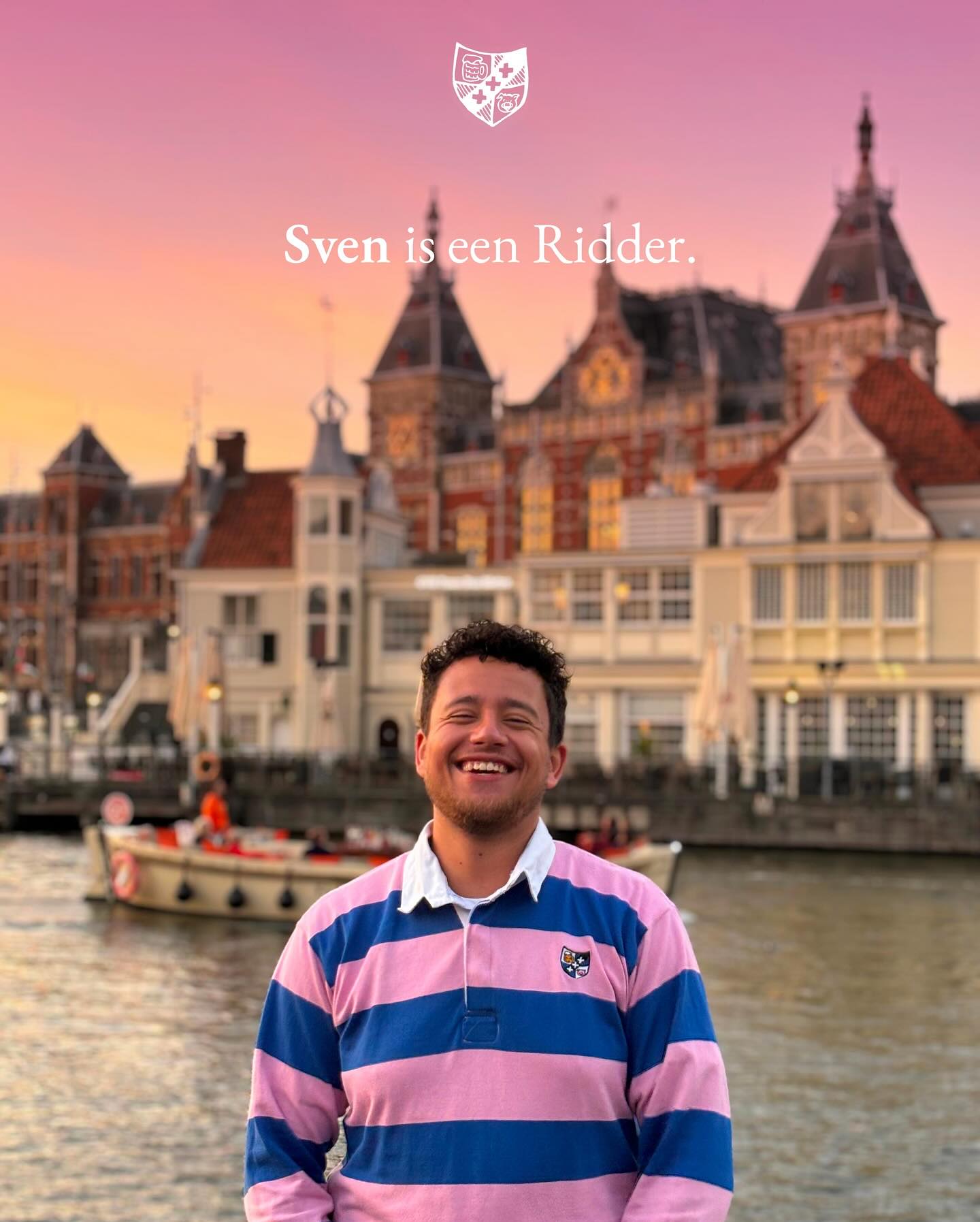 Sven is een Ridder, a recruitment poster.